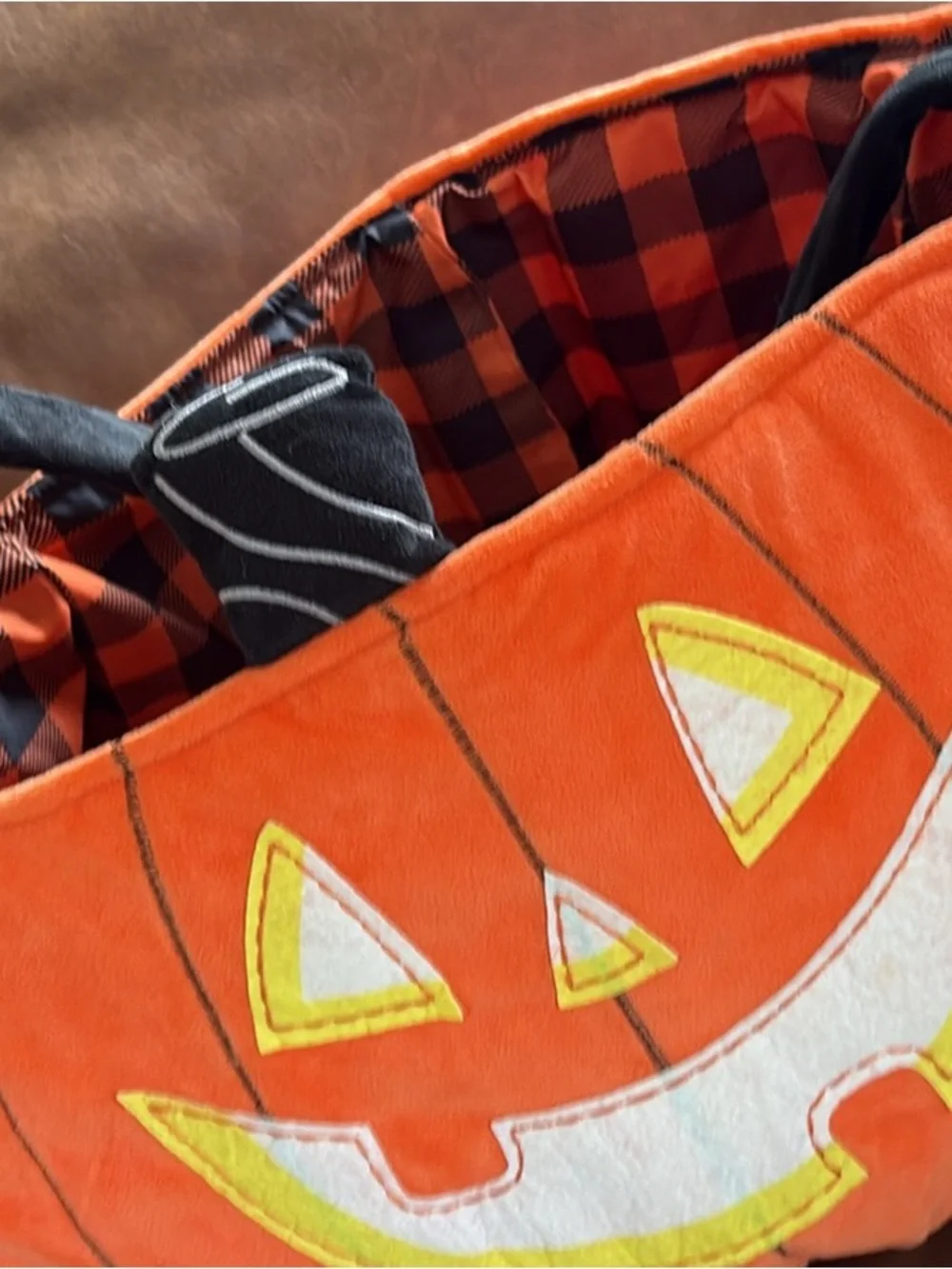 Halloween Jack-O'-Lantern Candy Basket - Orange